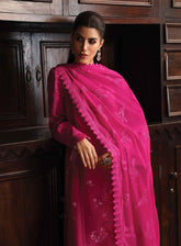 Qlinekari By Qalamkar Embroidered Linen 3 Piece Unstitched Suit QLM24QL LM-07 NEESA